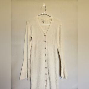 a new day Cream Long Sleeve Dress